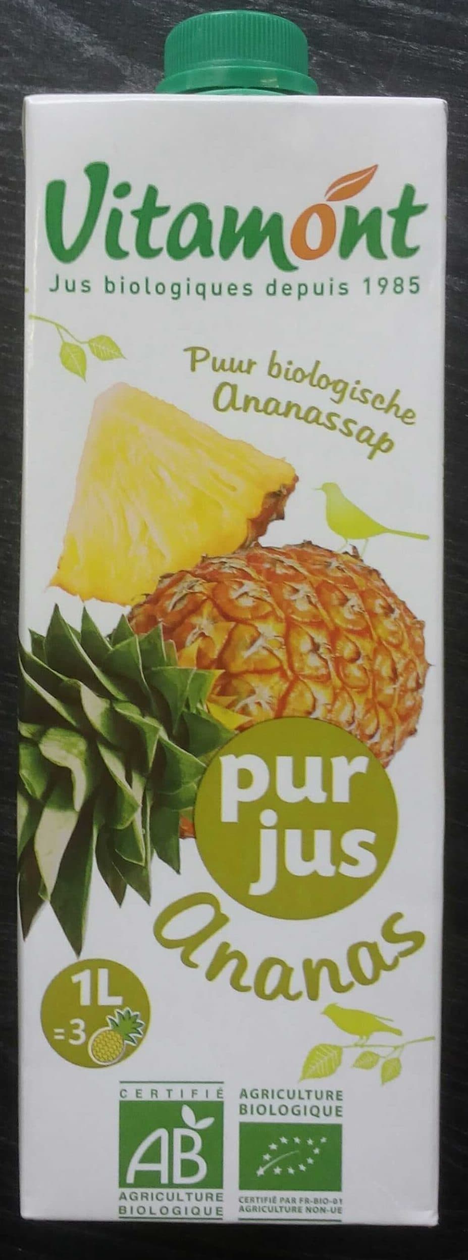 Vitamont Pur Jus Ananas packshot