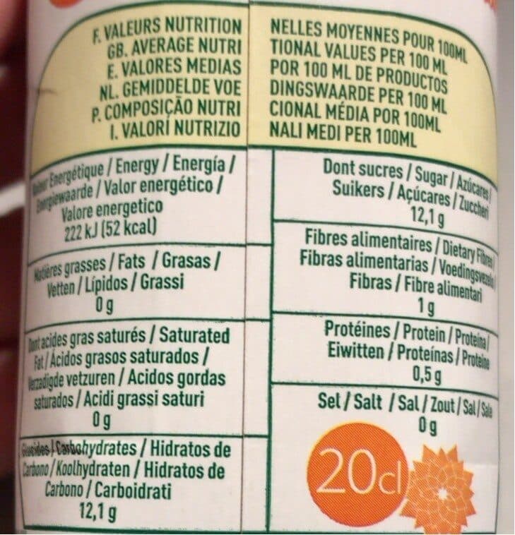 Vitamont Nectar abricot de france packshot