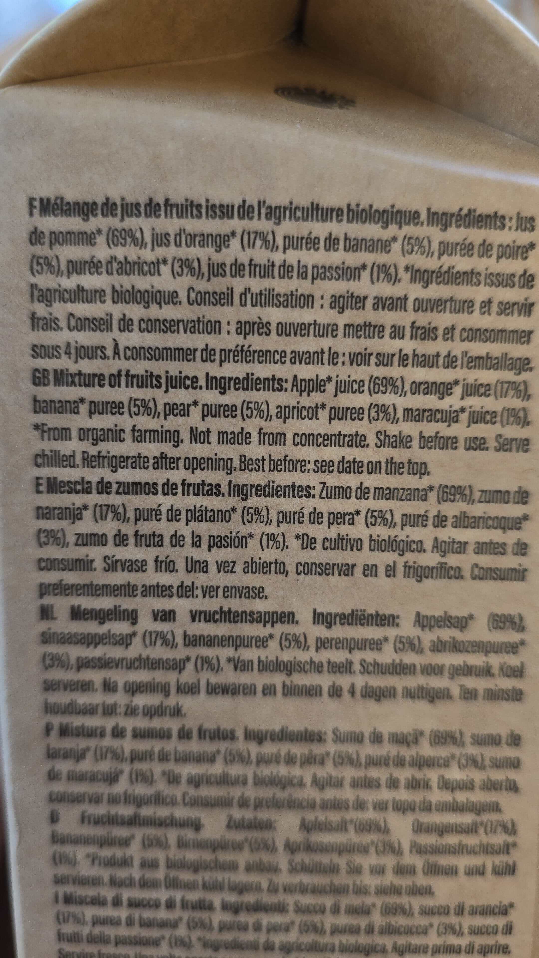 Vitamont Multifruit exotique packshot