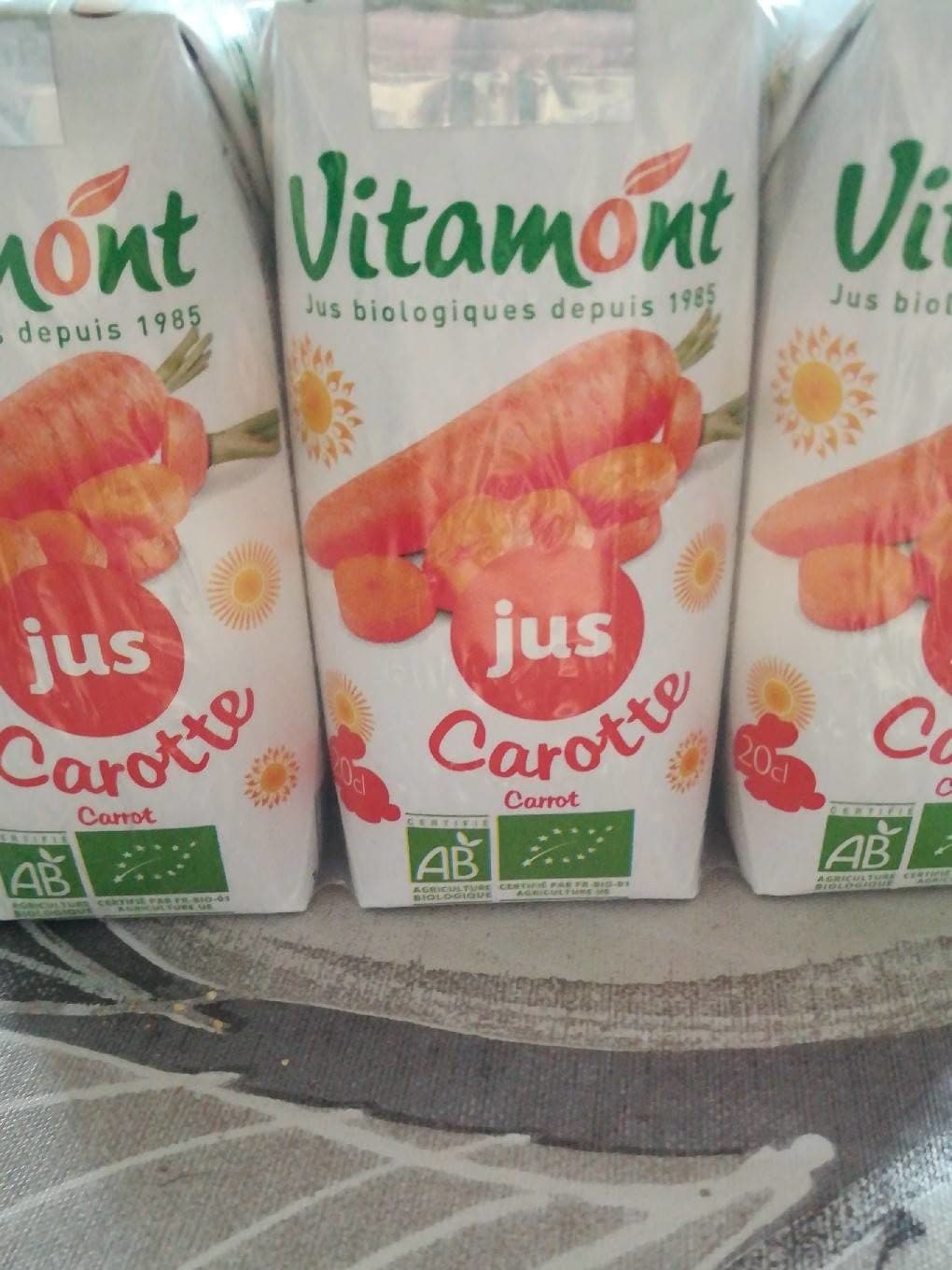 Vitamont Jus de carotte packshot