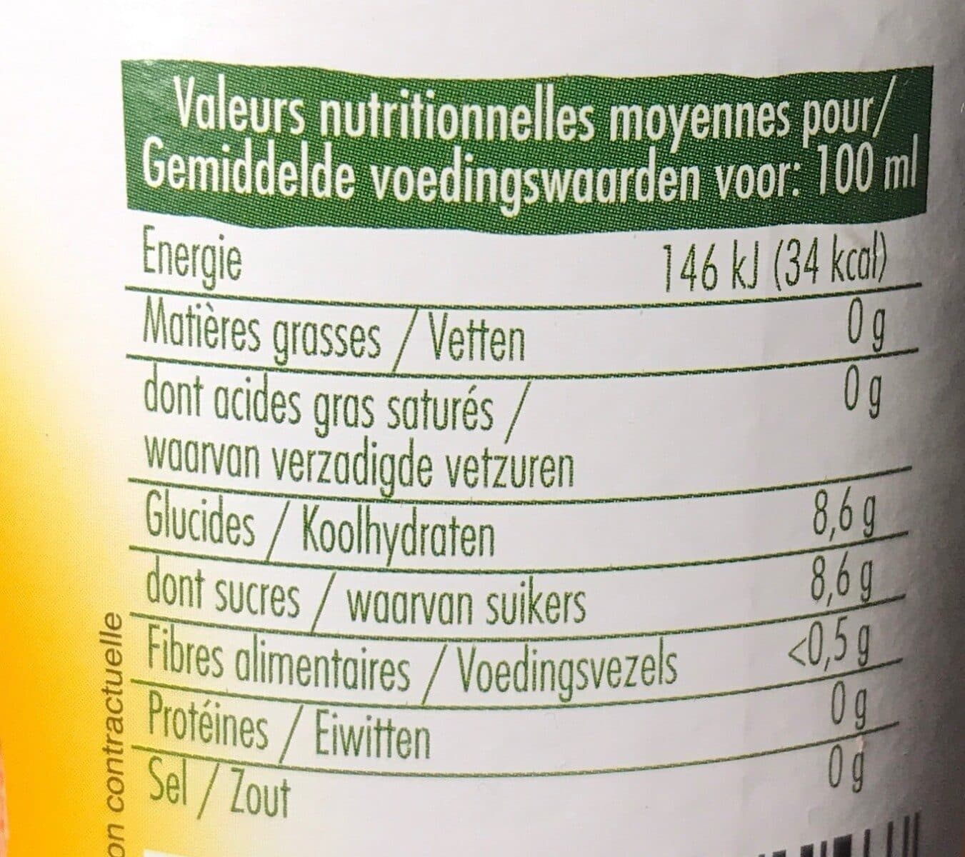 Vitamont Mini pur jus d'orange douce bio packshot