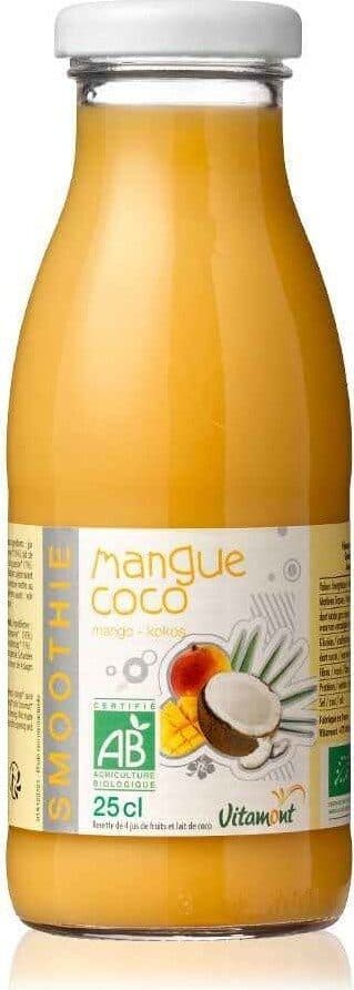 Vitamont Smoothie mangue coco bio packshot