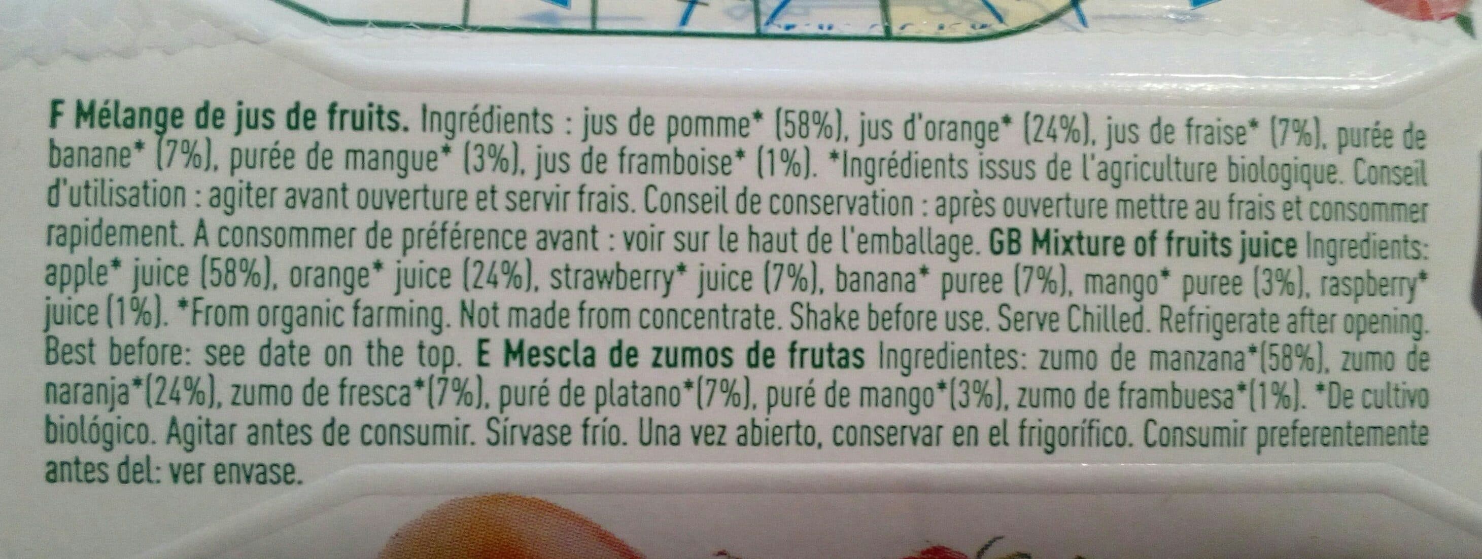 Vitamont Jus Cocktail Junior Pack 5+1 Gratuit packshot