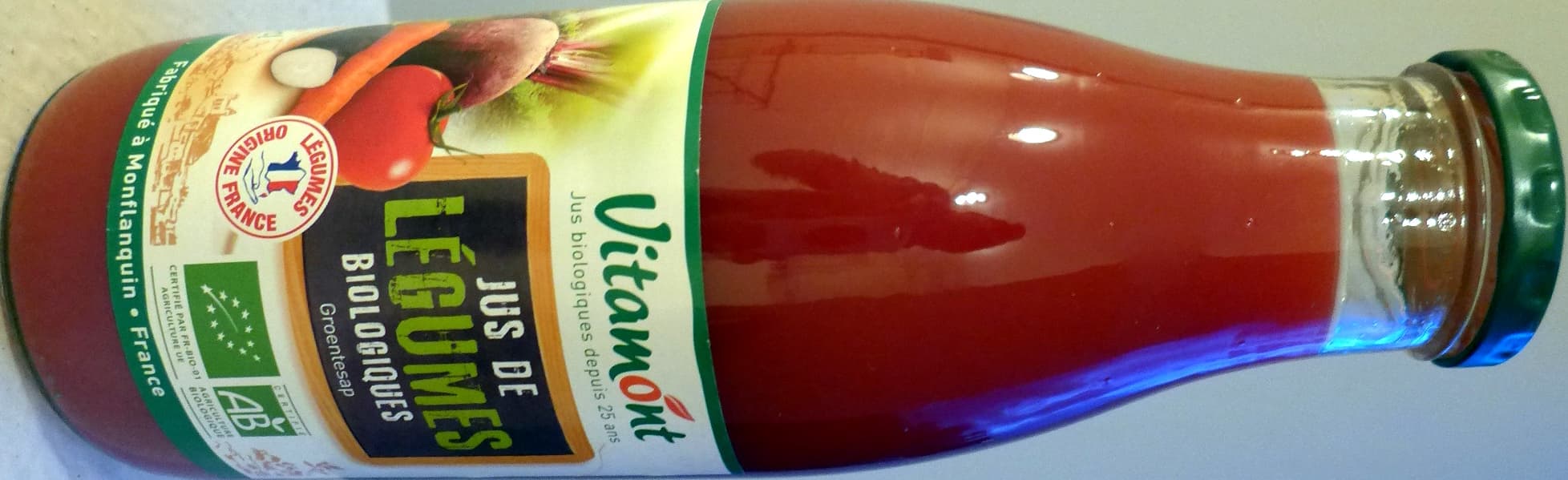 Vitamont Jus de légumes biologiques packshot