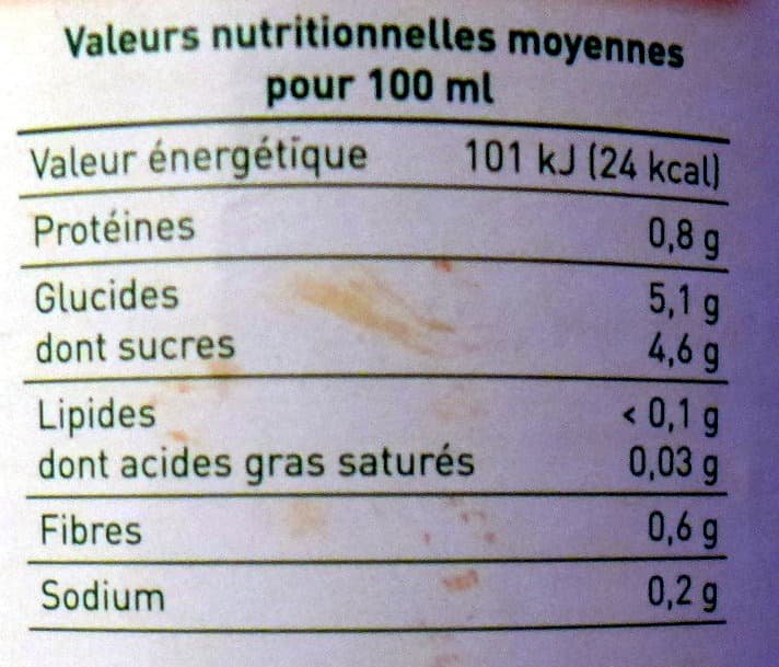 Vitamont Jus de légumes biologiques packshot