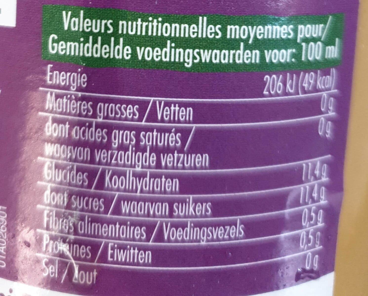 Vitamont Ananas litchi passion bio packshot