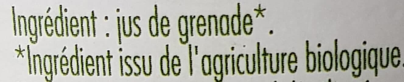 Vitamont Pur jus de grenade non filtré bio packshot