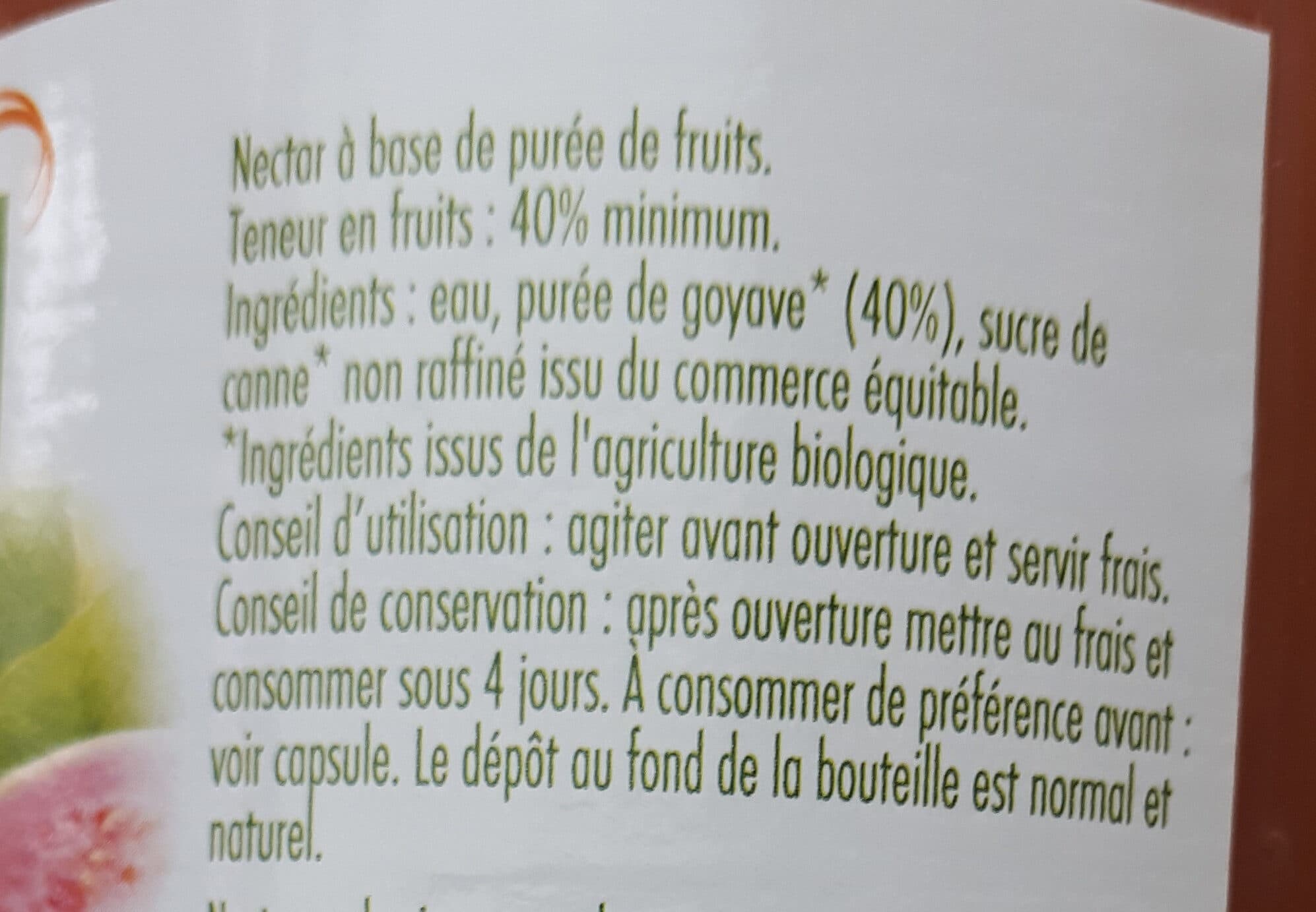 Vitamont Nectar Goyave de Martinique packshot
