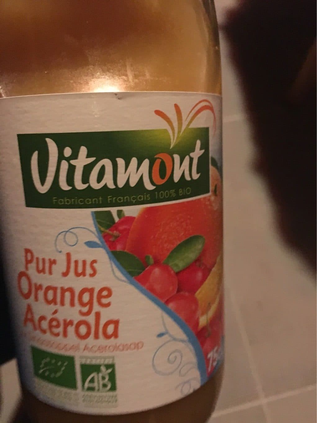 Vitamont Pur Jus Orange Acérola packshot