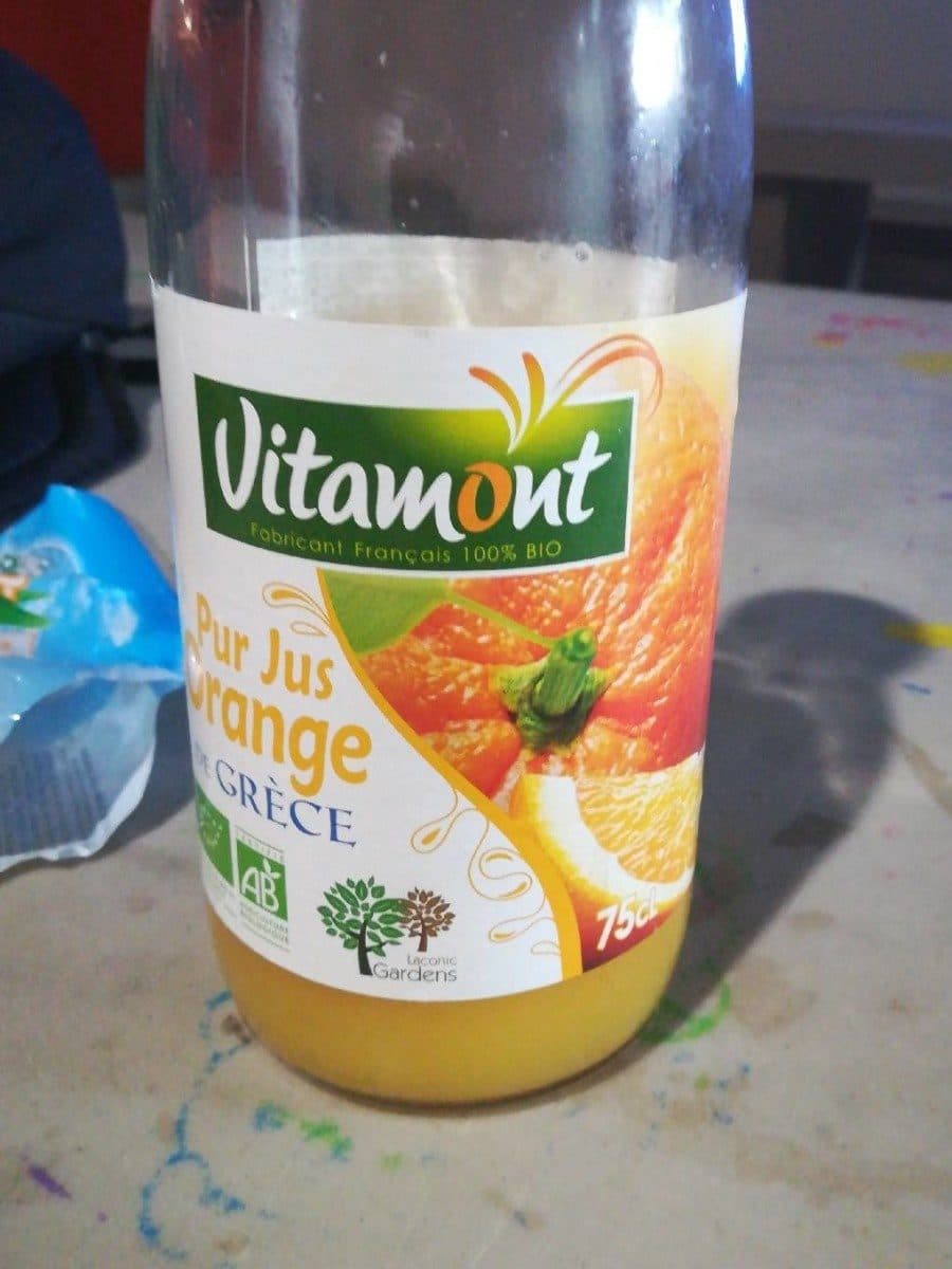 Vitamont Pur Jus Orange de Grèce packshot
