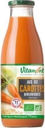 Vitamont Jus de carottes biologiques packshot
