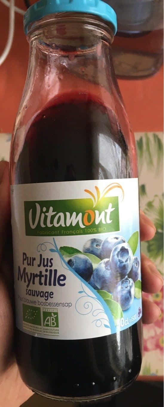 Vitamont Pur jus myrtille sauvage packshot