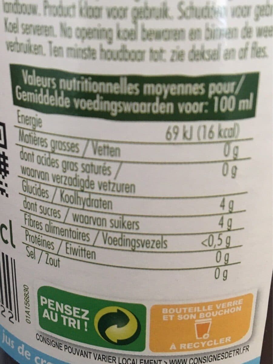 Vitamont Pur jus de Cranberry packshot