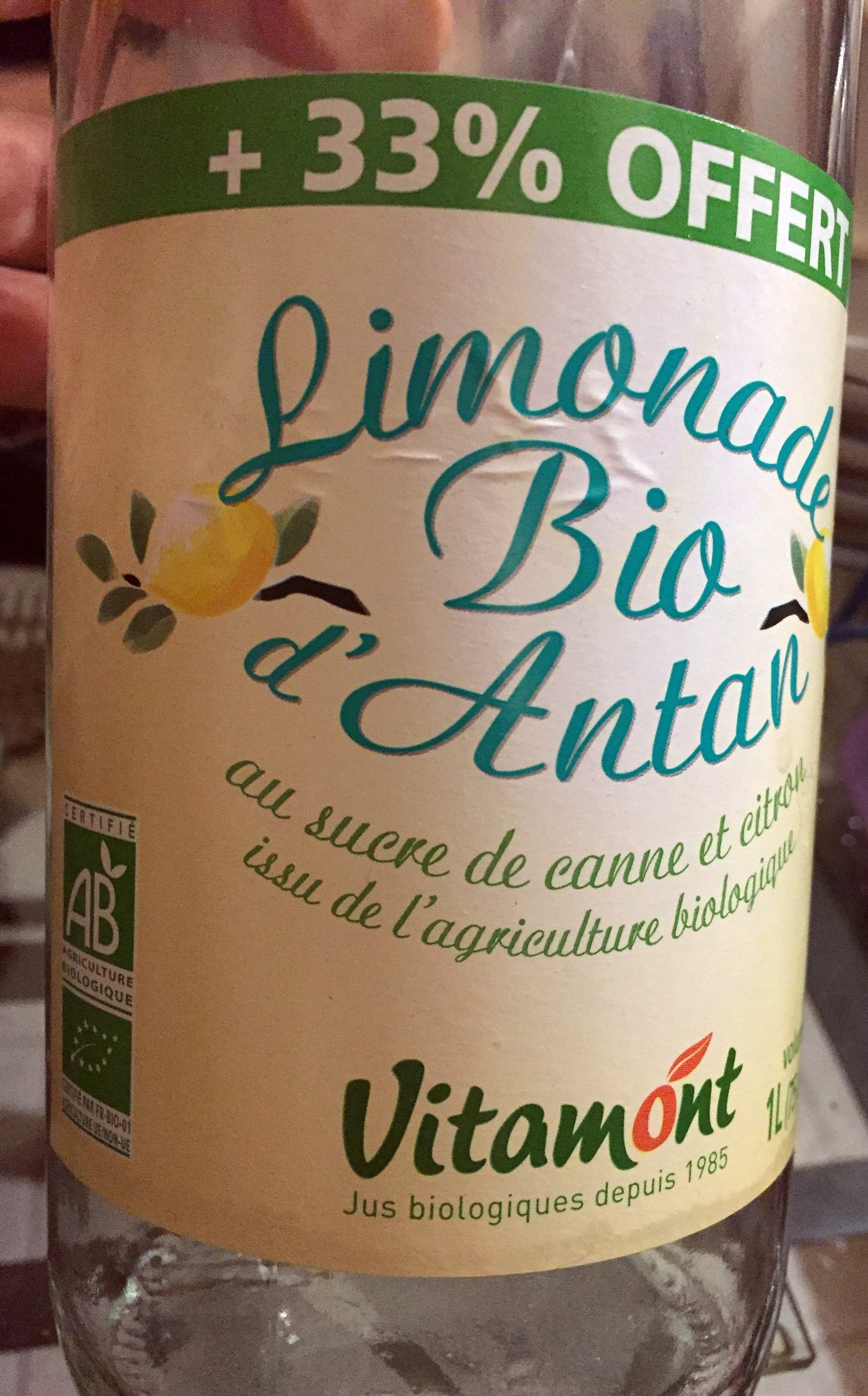 Vitamont Limonade Bio d'Antan packshot