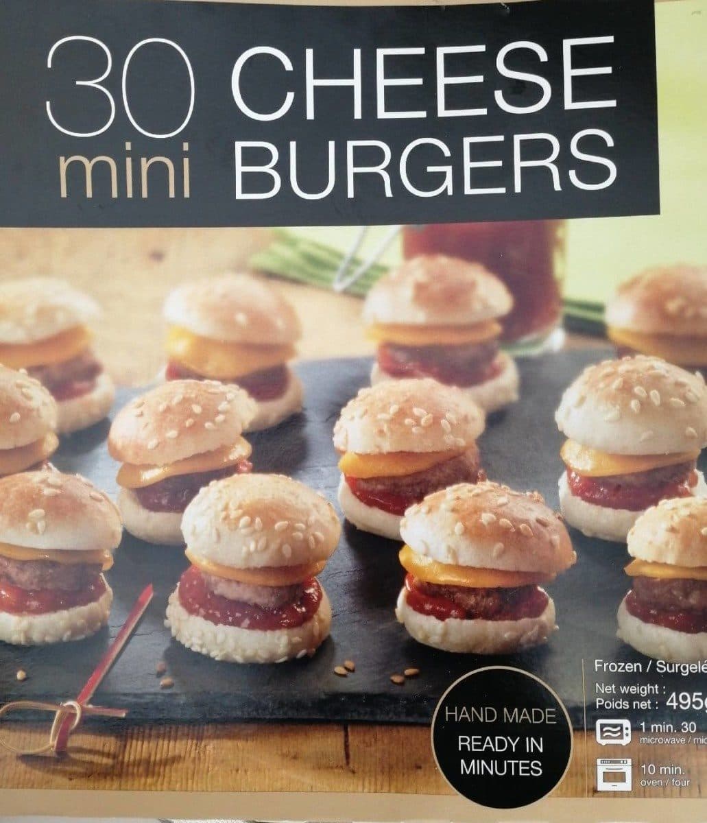 Open Food Facts Mini cheese burgers packshot