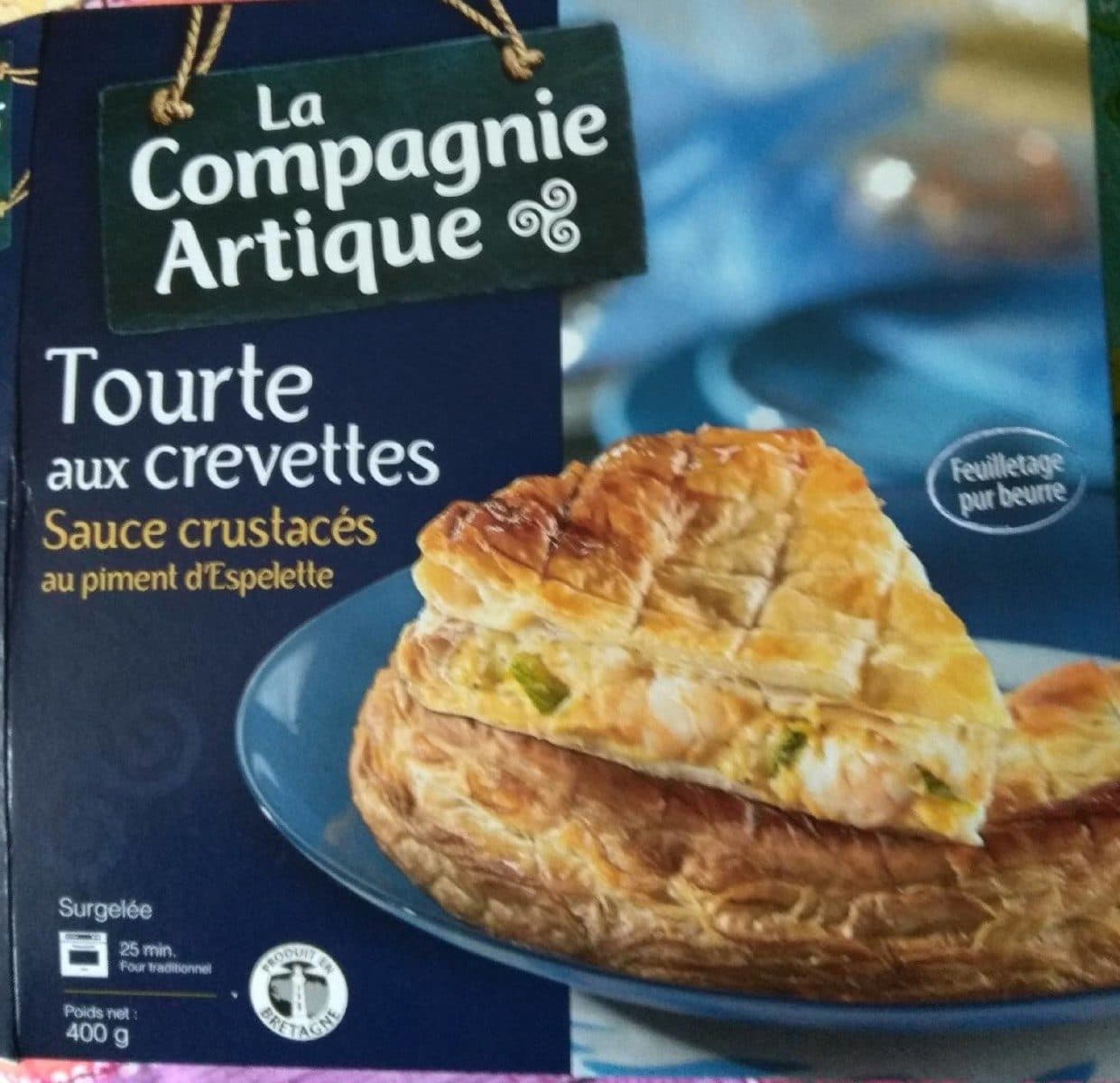 La Compagnie Artique Tourte aux Crevettes, sauce Crustacés au Piment d'Espelette packshot
