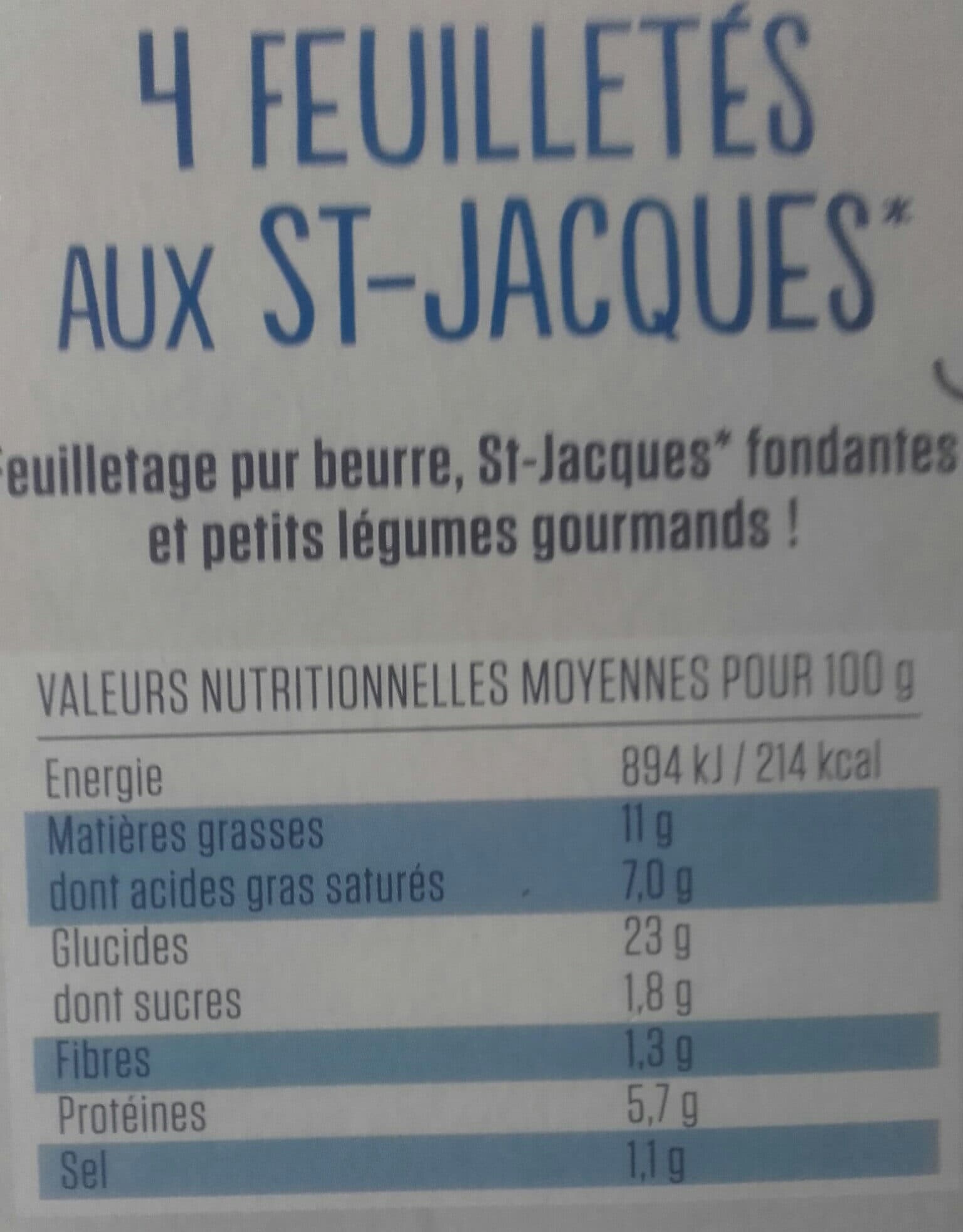 La compagnie artique Panier feuilleté aux Saint-Jacques 20 % de noix et de légumes, surgelés packshot