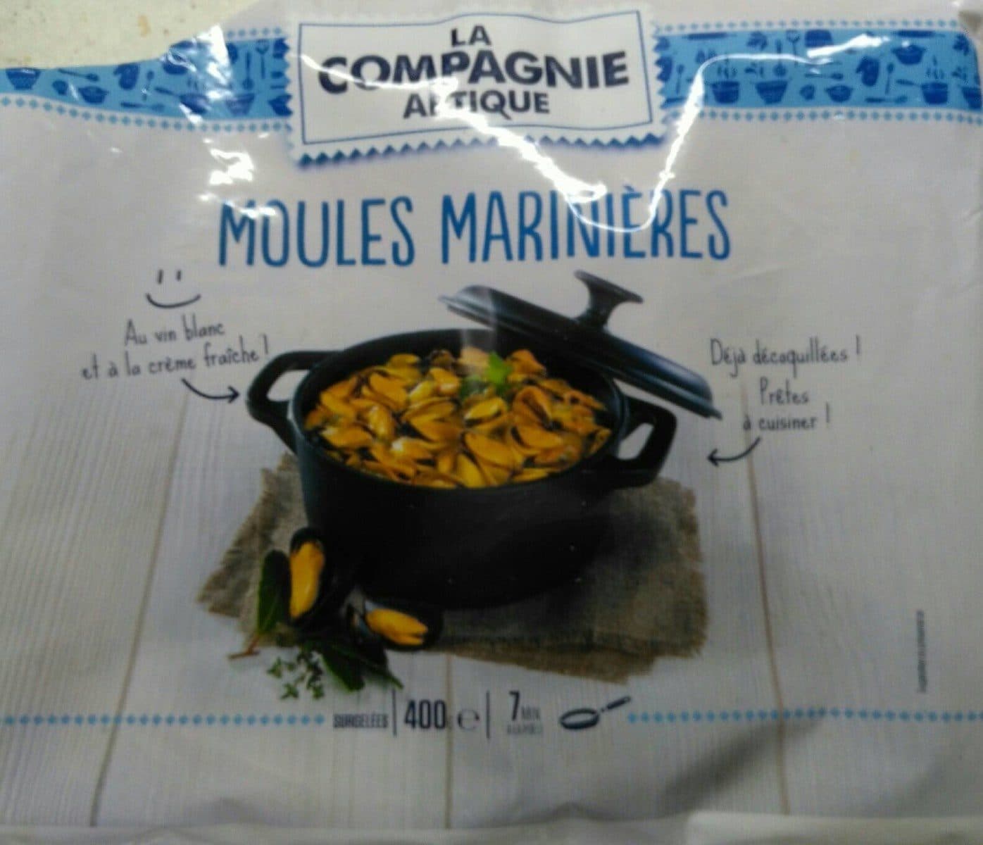 La compagnie artique Moules marinières packshot
