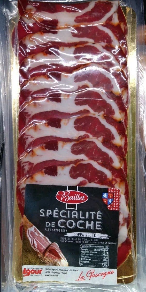 Open Food Facts Coppa séché packshot