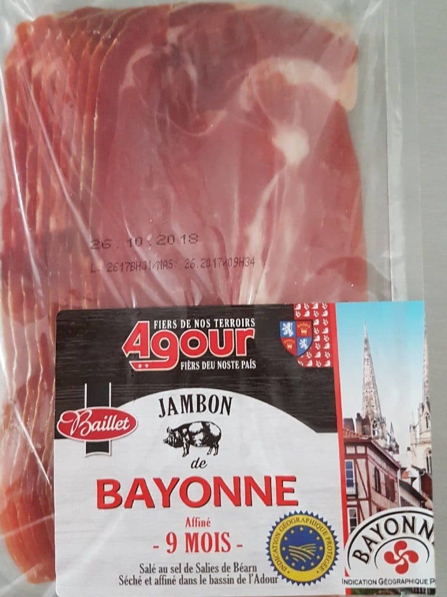 Open Food Facts Jambon de Bayonne 9 mois packshot