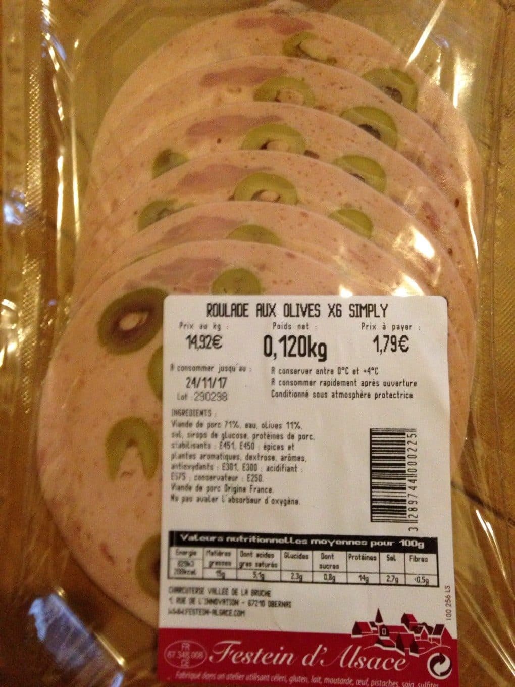 Simply Roulade aux olives x6 simply packshot