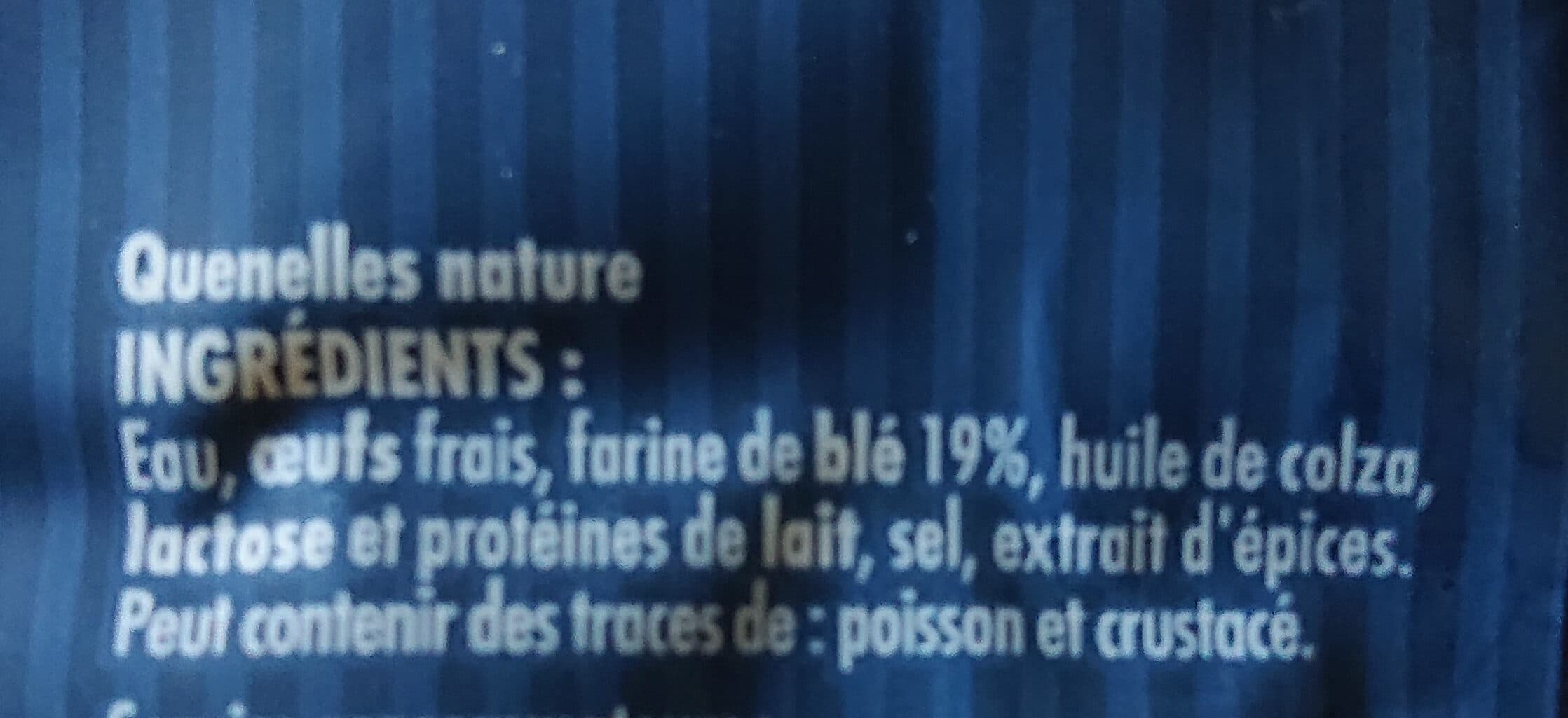 Saint jean Quenelles Nature 6 quenelles packshot
