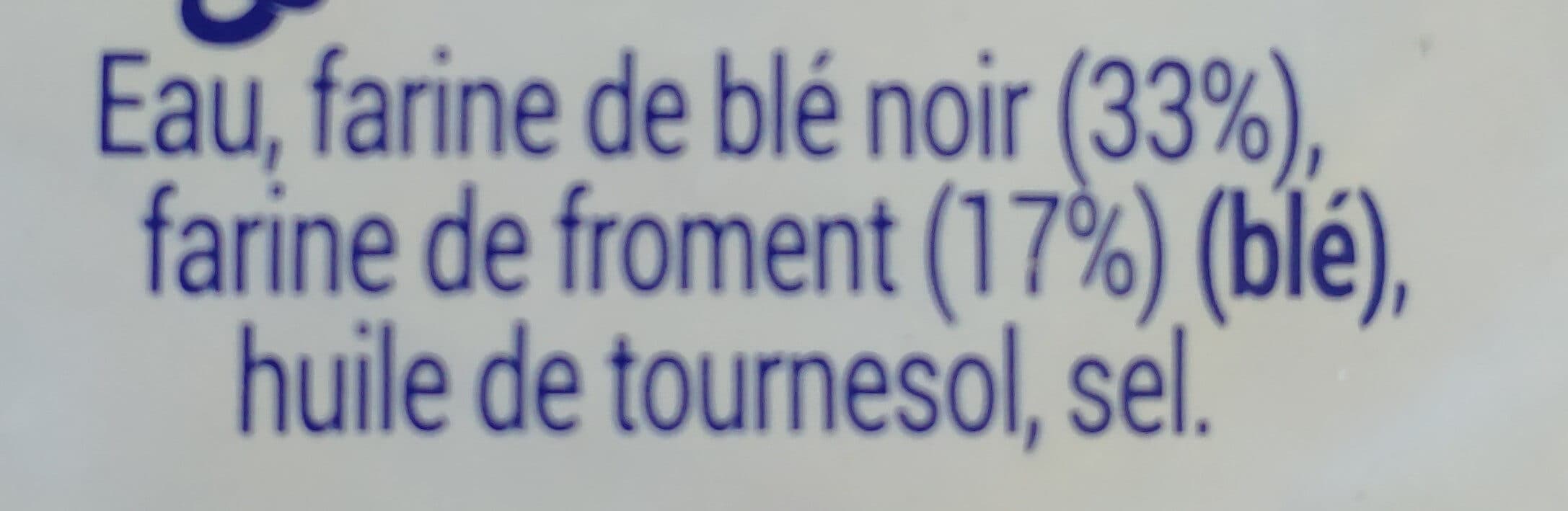 Catel-Roc 6 Galettes de blé noir fraiches packshot