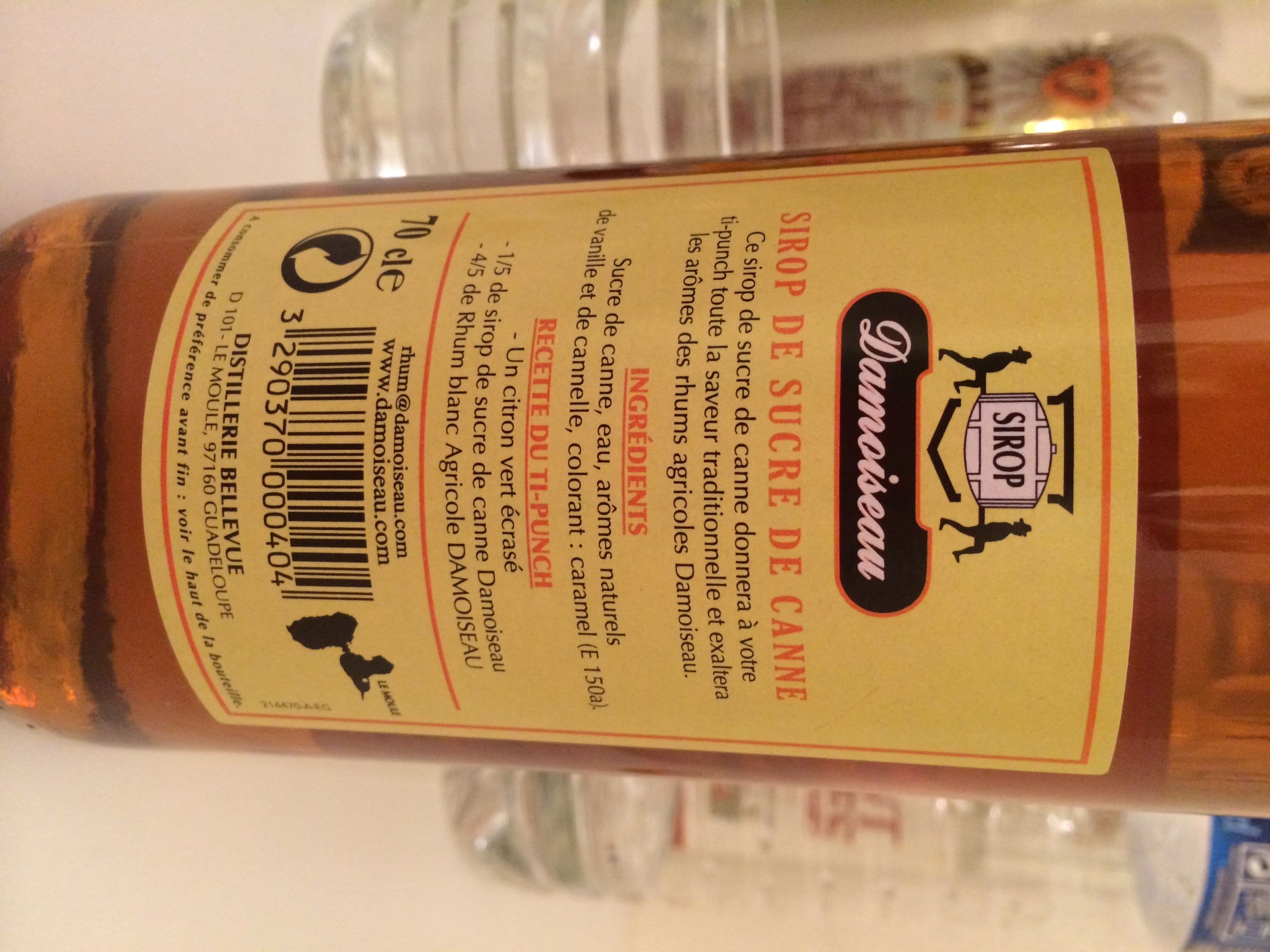 Damoiseau Sirop de sucre de canne packshot