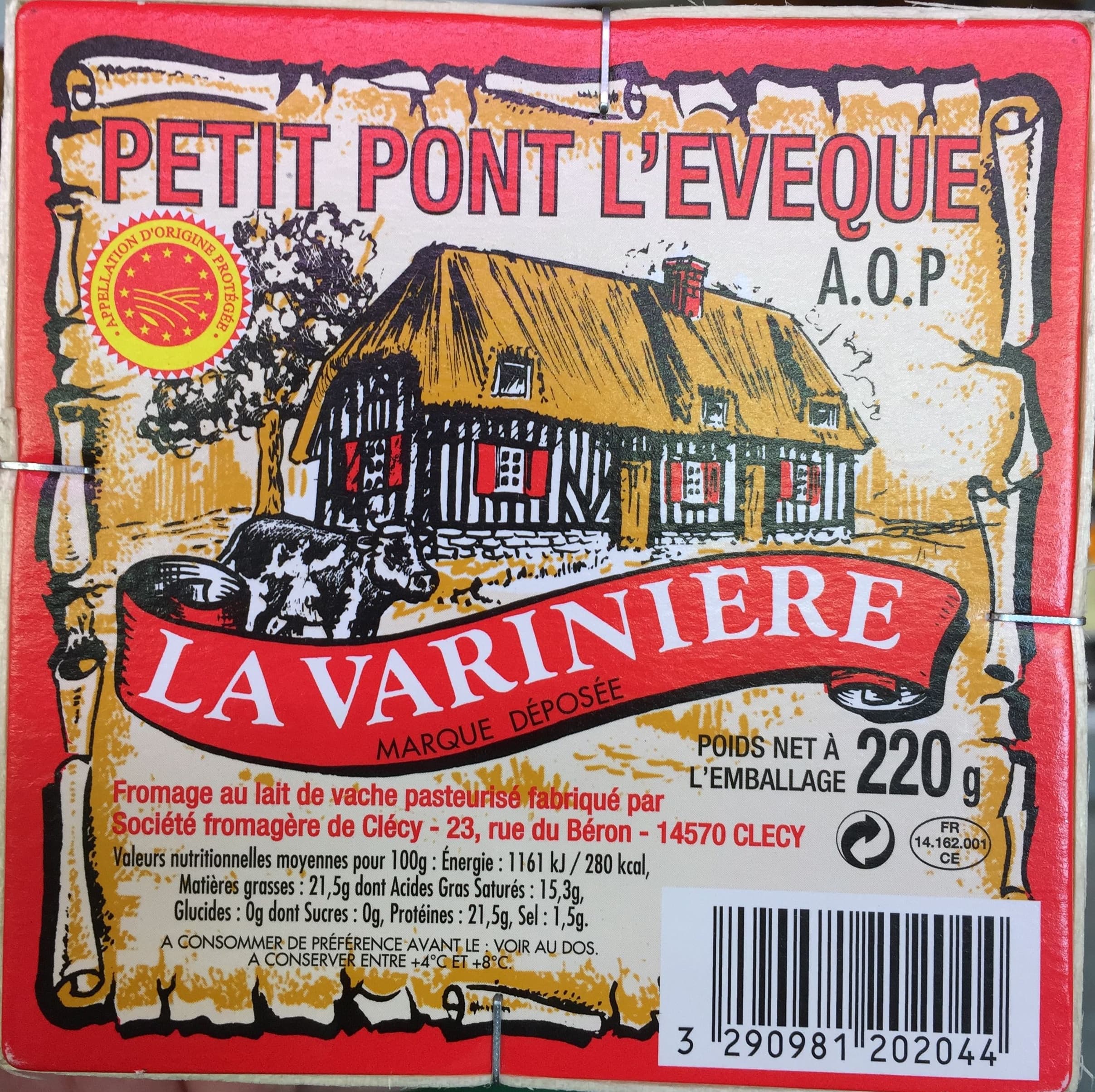 La Varinière Petit Pont l'Évêque (21,5% MG) packshot