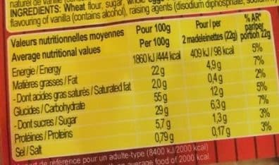 Tendr'Épis Madeleinette packshot