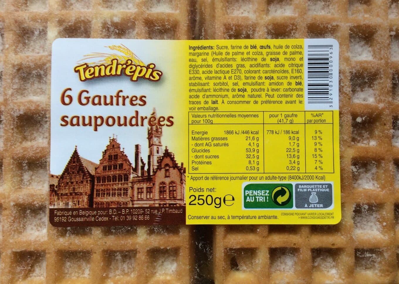 Tendr epis Gaufres packshot