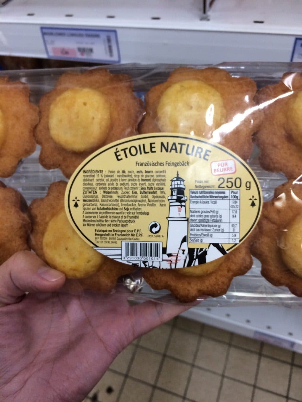 Etoile Nature Madeleine packshot