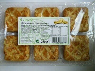 Tendr'epis Gâteaux fourrés saveur amande packshot