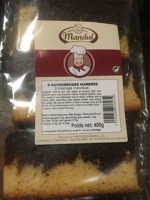 Mandul 8 Savoureuses Marbres 400g packshot