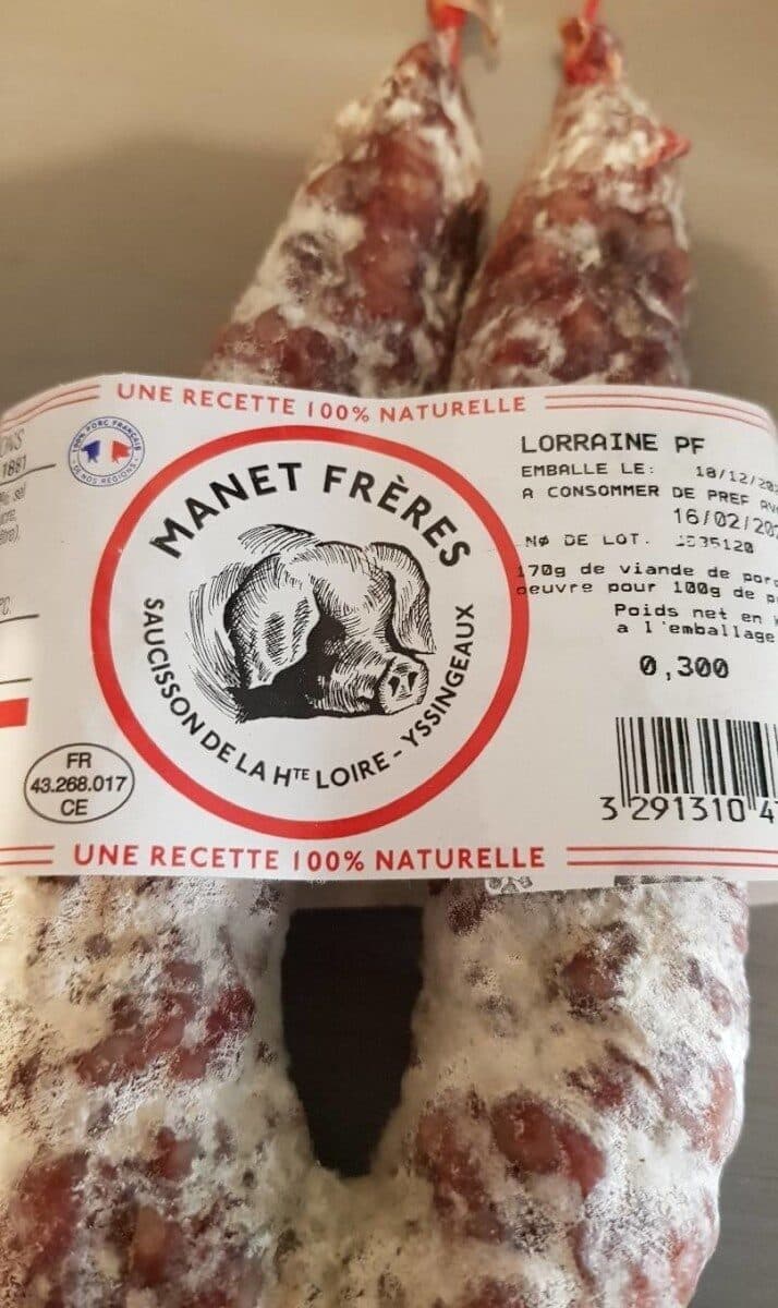 Manet Frères Saucisson de la Haute-Loire packshot