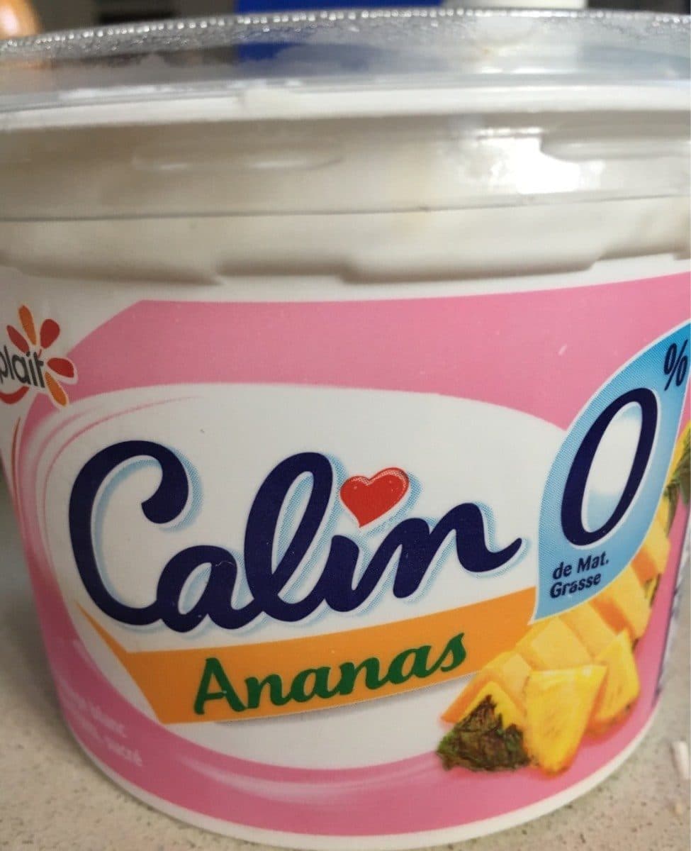Yoplait Calin 0% Ananas packshot