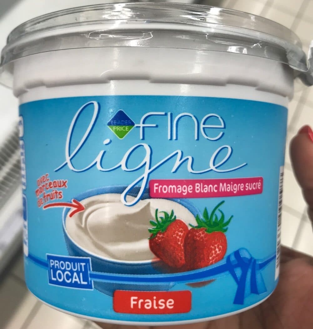 Ligne Fine Fromage blanc maigre sucré Fraise packshot