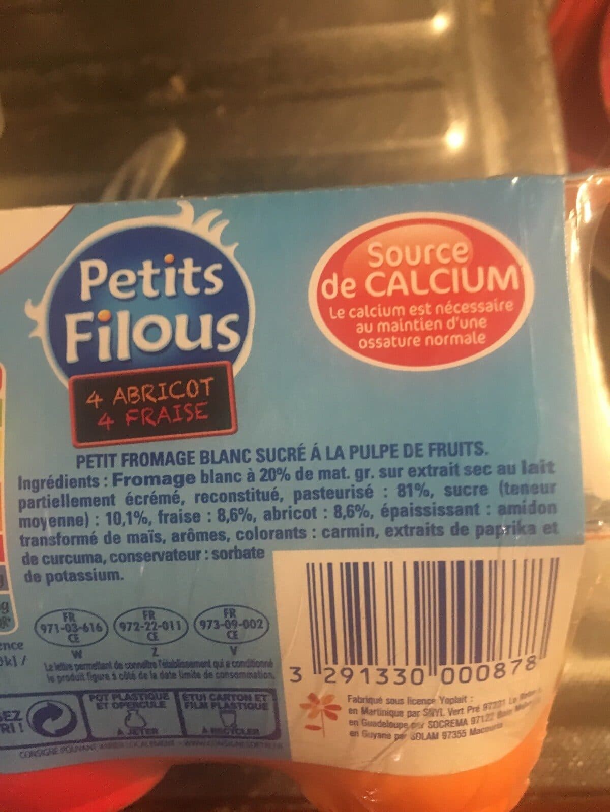 Open Food Facts Petits filous packshot
