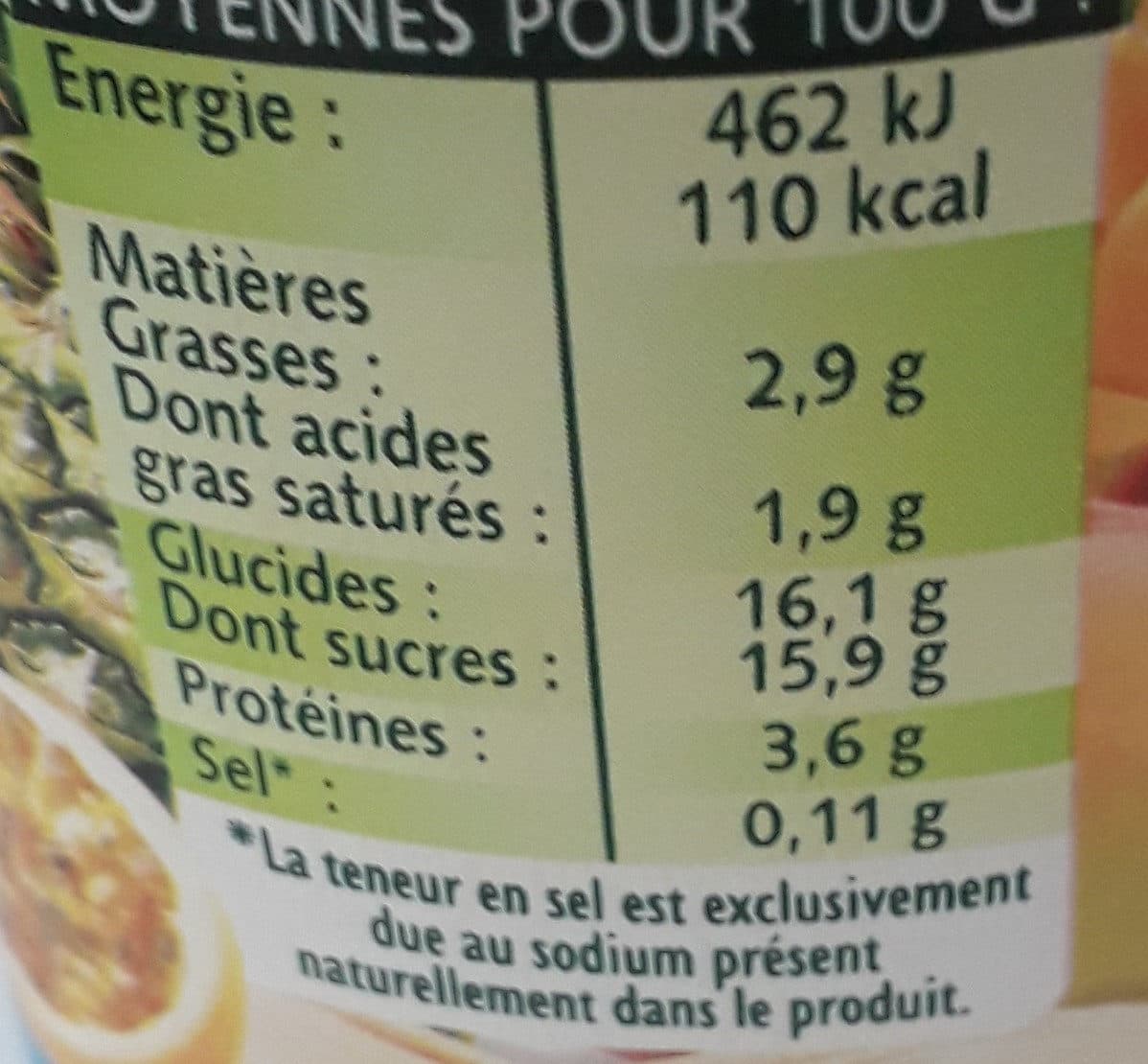 Yoplait Panier de Yoplait avec morceaux tropical packshot