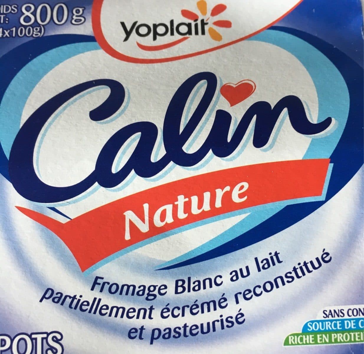 Yoplait Calin nature packshot