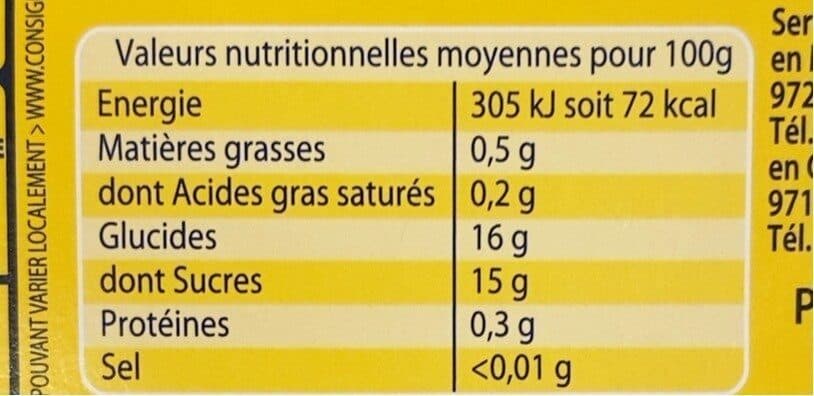 Caresse Antillaise Compote pomme ananas packshot