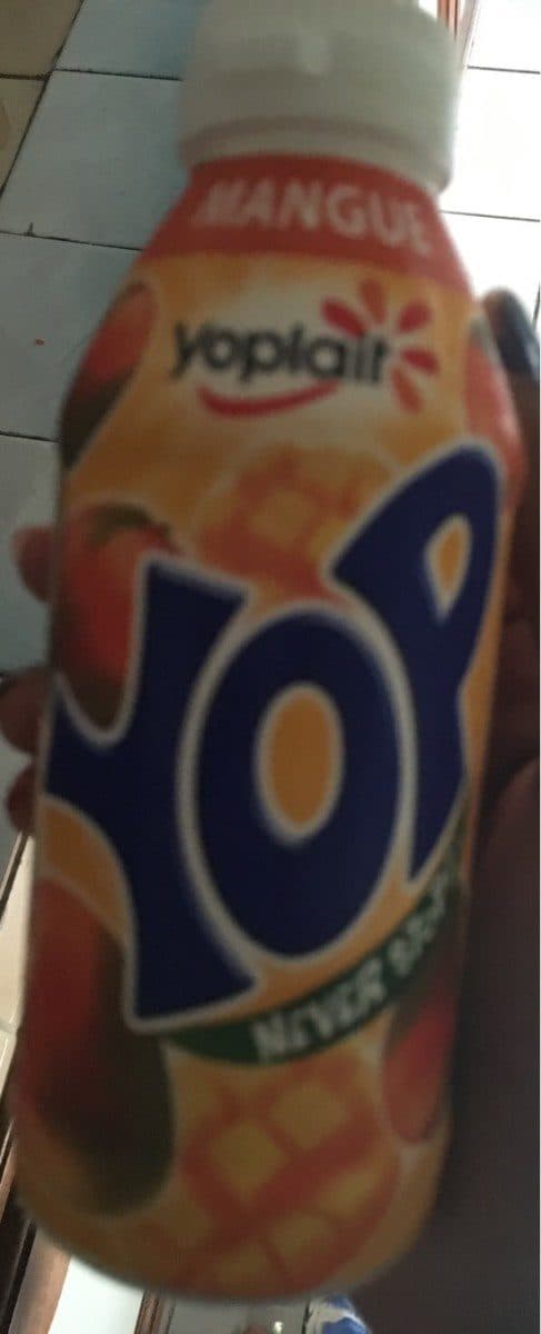 yoplait Yaourt à boire à la pulpe de mangue Yop mangue packshot