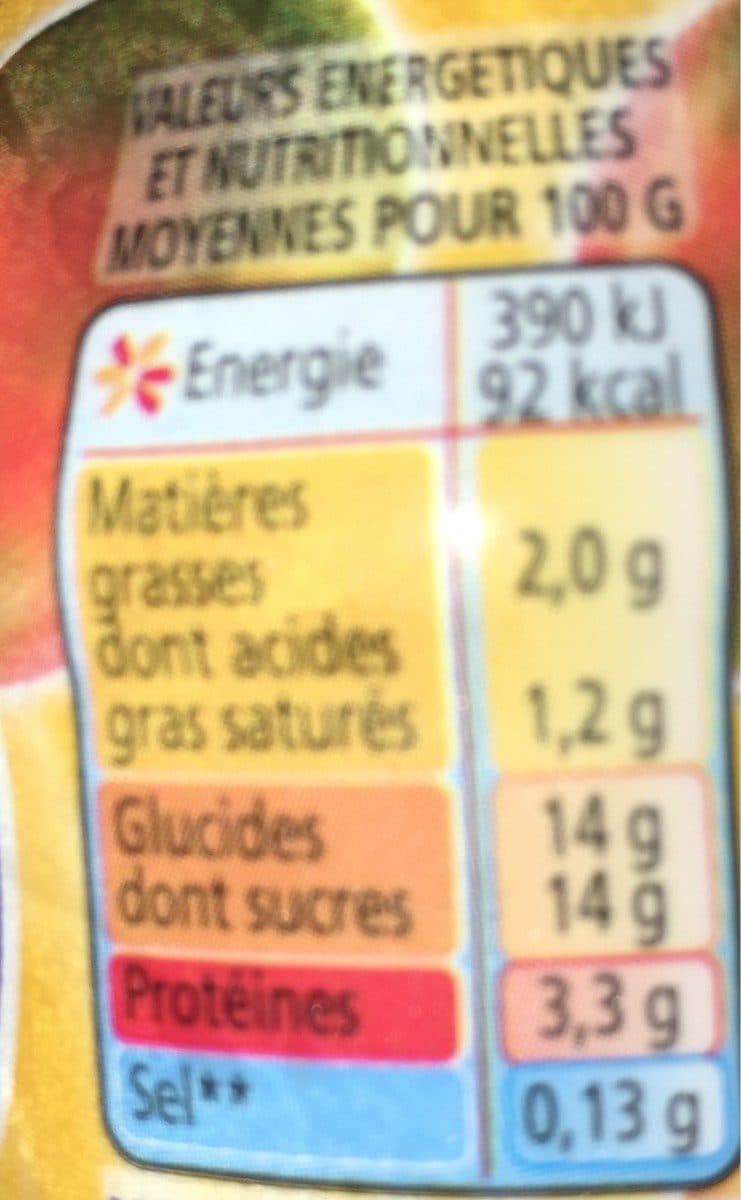 yoplait Yaourt à boire à la pulpe de mangue Yop mangue packshot
