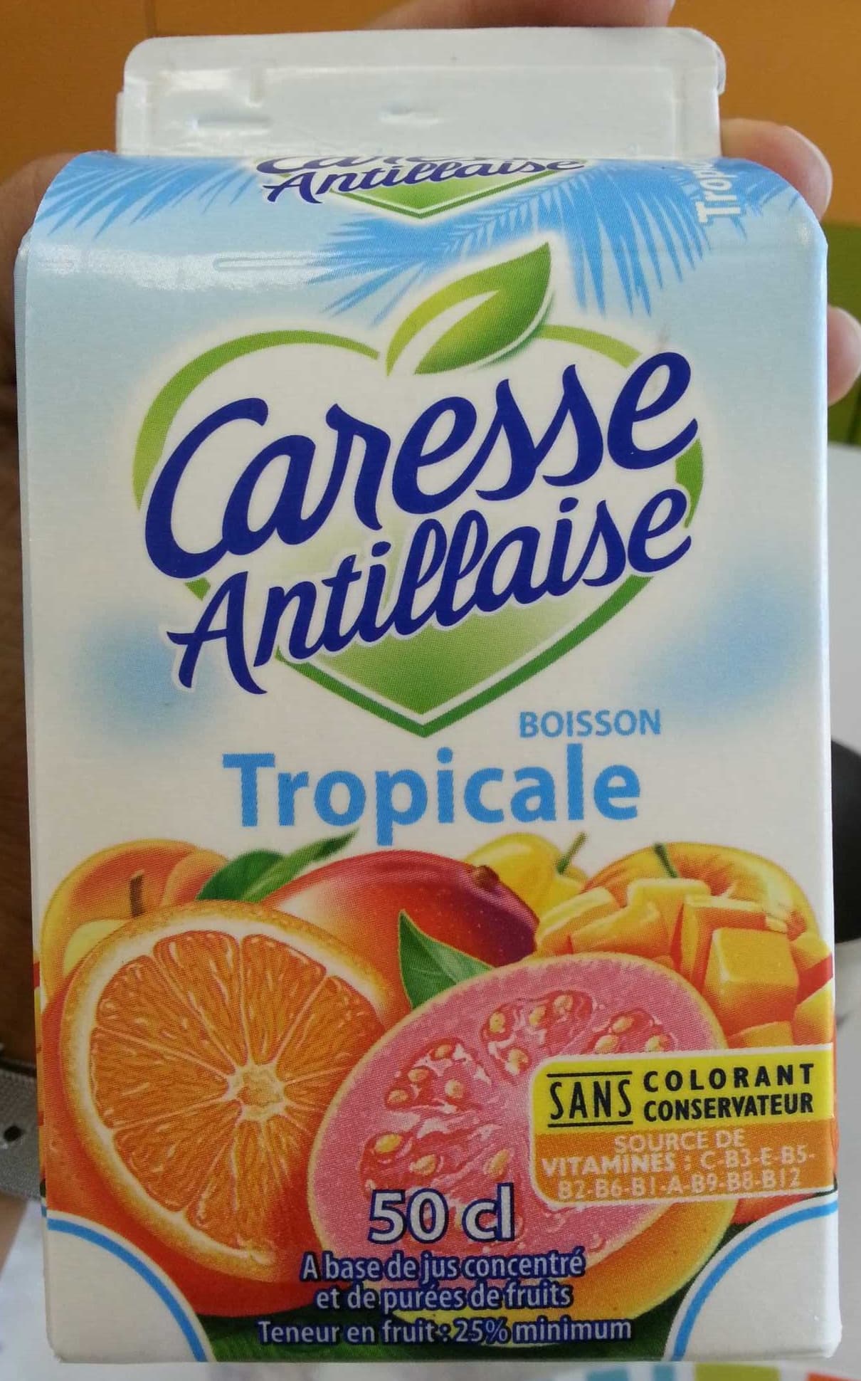 caresse antillaise Boisson tropicale packshot
