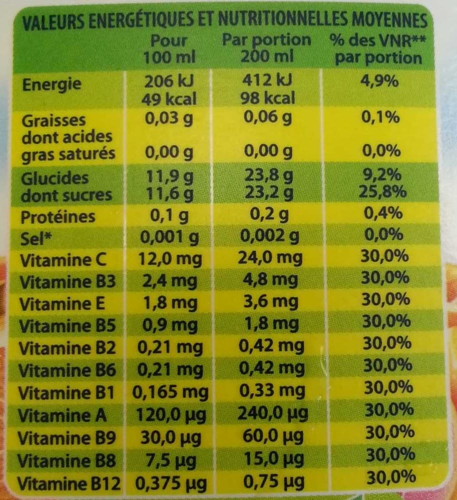 caresse antillaise Boisson tropicale packshot