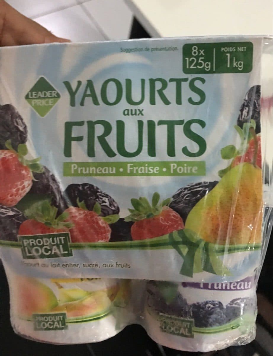 Leader Price Yaourt aux fruits packshot
