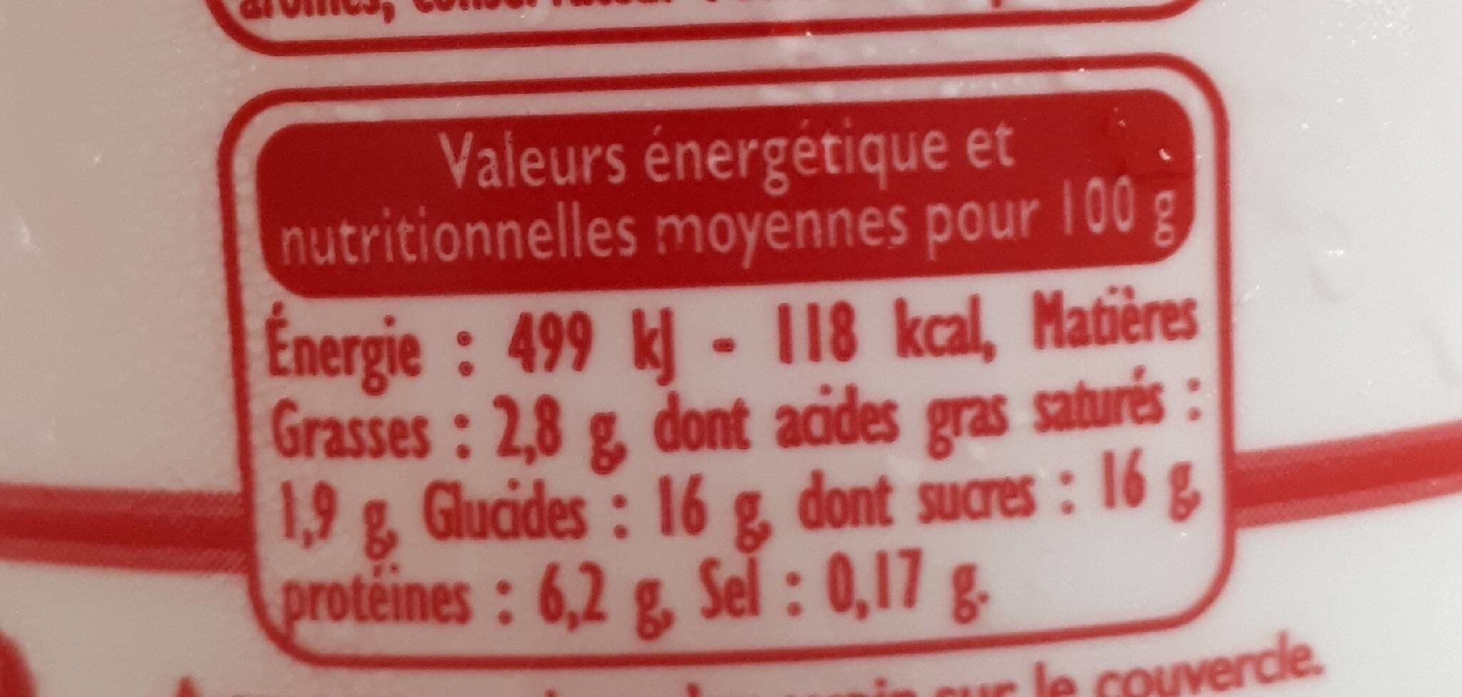 Leader Price Fromage blanc cerise packshot