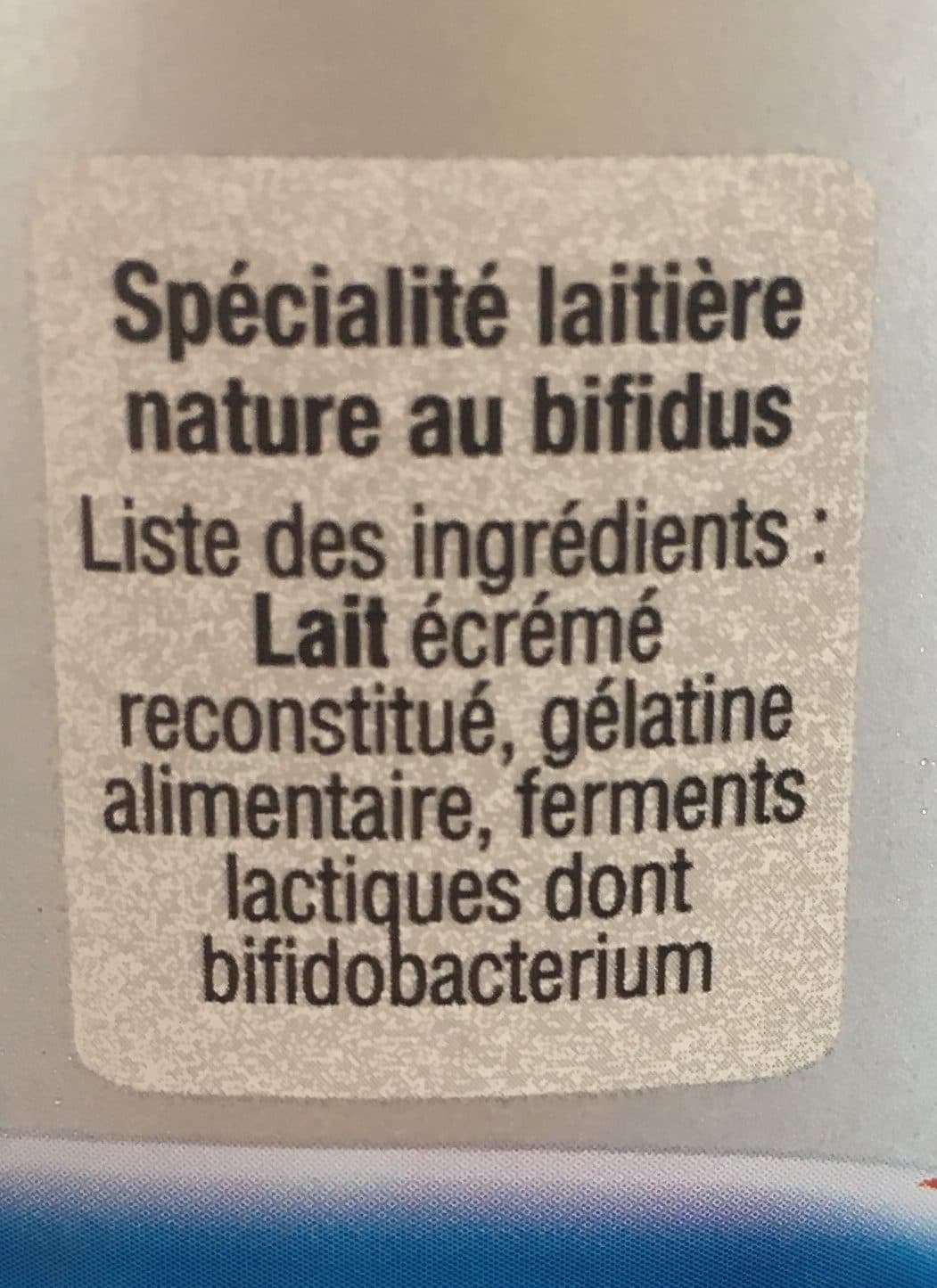 Yoplait B de Yoplait brassé nature packshot