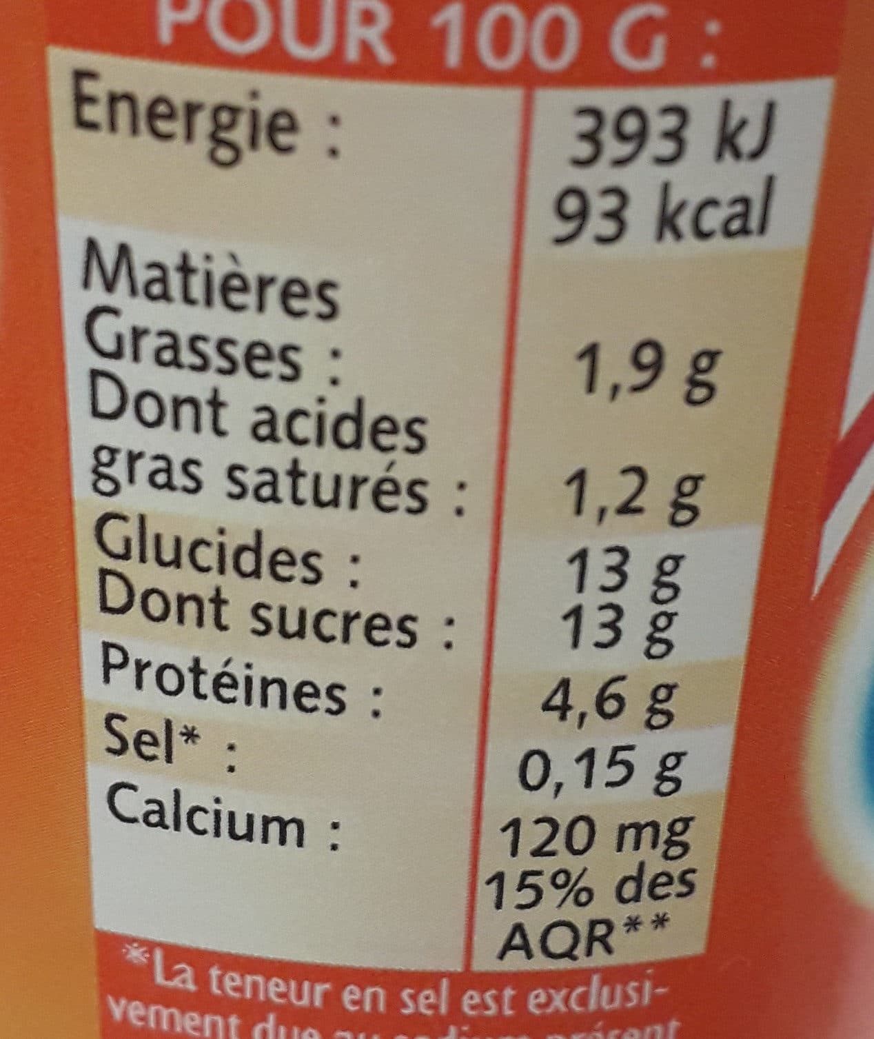 Yoplait Yaourt sucré texture ferme packshot