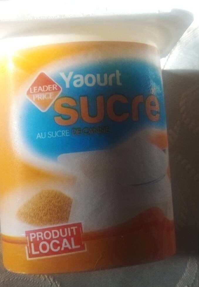 Leader Price Yaourt sucré packshot